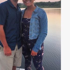 Blue / white jumpsuit